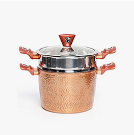 Couscoussier Granite Olina 8 Litres Effet Cuivre