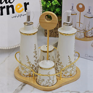 Porte-huile élégant pour une Table raffinée