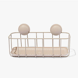 panier pour la douche avec ventouses sable